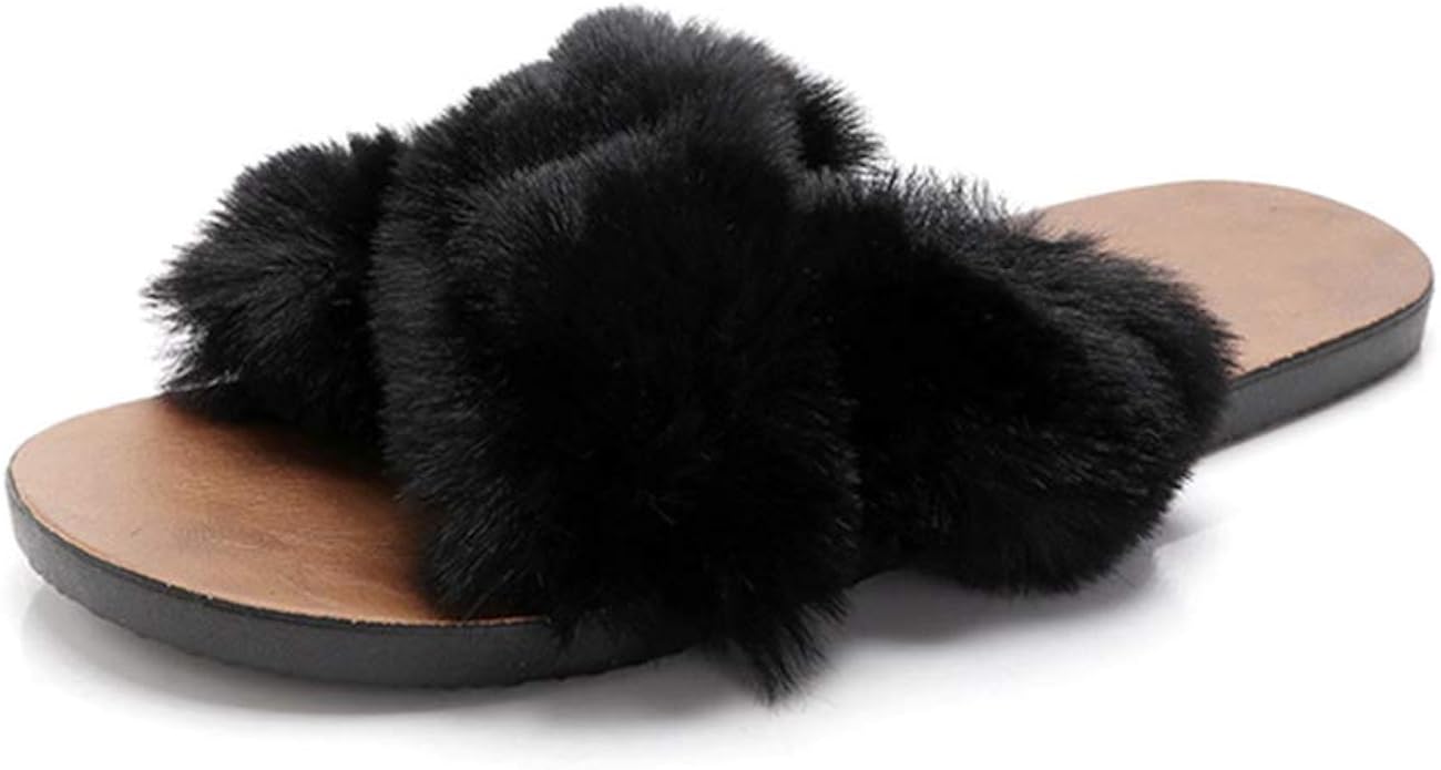 womens slide on slippers