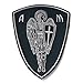 VEGASBEE® Archangel St. Michael Saint Cross Sword Shield Protection Christian Embroidered Iron-on Patch Medium Size 4.5