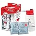 Full Crystal Window Cleaning Kit- 8 oz Glass Cleaner and Bottle with 27ft Reach will clean up to 40 Windows- Scrub Free, Rinse Free Glass Cleaner Spray Removes Dirt, Grime and Water Deposits