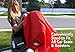 Angel Baby Car Seat Travel Bag for Air Travel: Carseat Bag for Gate Check, Red