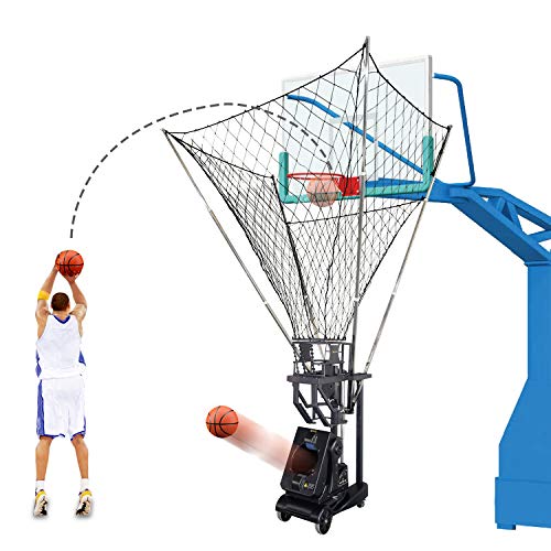 Siboasi Shooting Machine Basketball Rebounder, Automatic Basketball