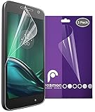 Moto G4 Play Screen Protector, Fosmon [3-Pack] HD CLEAR [Japan 3H Hard Coating Film] Screen Protector Shield for Motorola Moto G4 Play