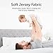 BROOKSIDE Soft Jersey Mattress Protector, Waterproof and Dust Mite Proof, Twin