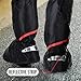 Waterproof Motorcycle Rain Boots Shoe Covers Bike Riding Reflective Heels