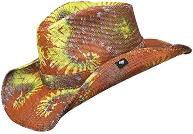 PETER GRIMM KLEIN MULTICOLOR TIE DYE BURST WESTERN DRIFTER HAT