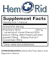 HemRid - Advanced Hemorrhoid Relief, 45 Capsules (Clinical Strength)