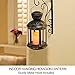 Bright Zeal 2-Pack Bronze Hexagon Decorative Lantern with LED Candle - LED Lanterns Battery Operated Decorative - Hanging Candle Lanterns Indoor - Outdoor Lanterns Decorative Vintage Lantern