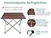 TREKOLOGY Medium Aluminum Camping Table Brown Foldable Portable