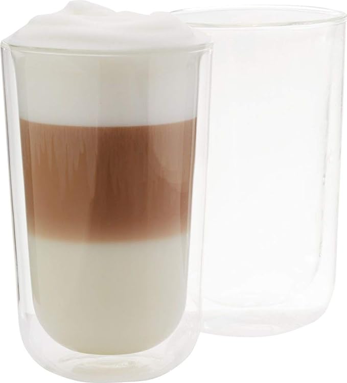 Ernesto® 2 Thermal Glasses 400 ml Latte Macciato DoubleWalled