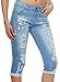 VIP Distressed Skinny Capri Jeans