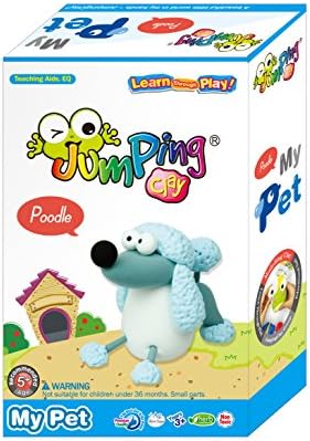 clay Jumping Clay My pet poodle JPC008 to bounce by Papajino