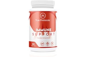 TRUE PROTOCOLS - Immune Support - Quercetin (400mg) + Bromelain (50mg) + Zinc (15mg) + Selenium (100mcg) - 90 Bioavailable Ca