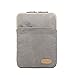 Canvaslife Gray Canvas Vertical Style Water Resistant Laptop Sleeve with Pocket 13 Inch 13 Case Bag Laptop Sleeve 13.3 inch