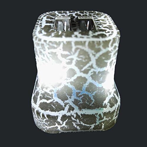 YICHUMY 2 Amp Wall Charger Glow in The Dark Wall Charger 2-Port USB LED Charger for Phone XS Max/8 Plus 7 7 Plus, iPod 5, Samsung Galaxy S7 S6 S4/S5/S6, HTC M8 M9, Sony Xperia Z3, LG (White)