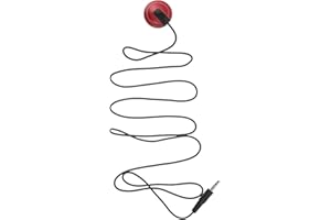 FRCOLOR Acoustic Guitar Piezo Pickup with 3.5mm Output, Portable Contact Microphone for Folk and Electric