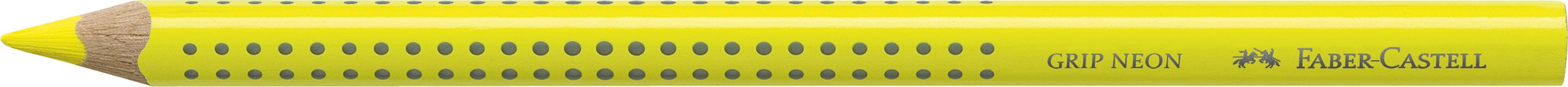 FABER CASTELL 949283 Fluorescent Highlighter Pencil - Yellow (Pack of 12)