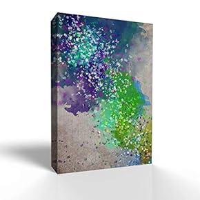 Wall26-Canvas Wall Art-Abstract Colorful Art-Giclee Painting Wall Art for Bedroom Living Room Home Decoration - 12x18 inches