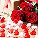 Tatuo 160 Pieces Acrylic Heart Decoration Valentine Gifts Heart Ornaments for Vase Fillers and Table Scatter, 0. 9 Inch(Red and Pink)