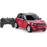 RASTAR BMW 1:24 RC Cars Remote Control Mini Cooper Countryman Model Car Toy Mini Cooper Car for Kids, Red