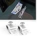 AMINEY 2 Pcs Door Welcome Lights Ghost Shadow Logo Light Led Door Projectors For Cadillac, New Logo, Easy Installation