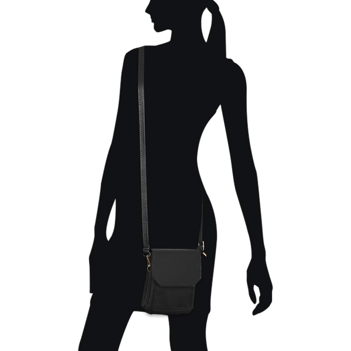 TENXITER Womens Leather Small Crossbody Bags Cell Phone Wallet Purse Bag for Women