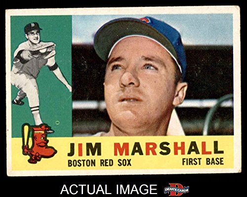 1960 Topps # 267 Jim Marshall Boston Red Sox (Baseball Card) Dean's Cards 3 - VG Red Sox