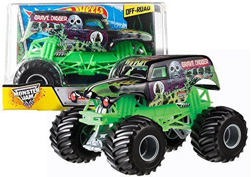 Grave Digger - 1:24 Hot Wheels Monster Jam Die-cast Vehicle