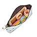 Outus 4 Pieces Canvas Pen Pencil Case Stationery Pouch Bag Case