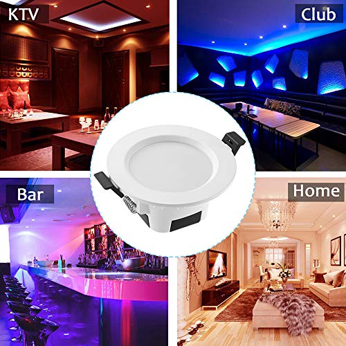 FVTLED Smart Recessed Lighting, 4 Pack 5W LED Recessed Downlight