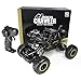 JACKEETD Monster Truck 2.4Ghz Radio Remote Control Trucks, 1/16 Scale Off Road RC car with Two Rechargeable Batteries, Racing RC Truck for All Adults and Kids - Black