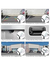 Cámara de visión frontal   copia de seguridad NATIKA, cámara de visión nocturna impermeable IP69K Great Night HD y cámara de copia de seguridad de visión trasera reversa de estilo súper gran angular de metal OEM para camionetas pickup de autos SUV RVs Van