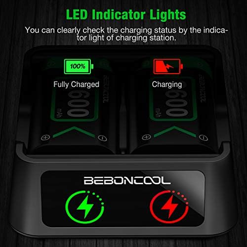 BEBONCOOL Rechargeable Battery Pack Compatible With Xbox One Controller