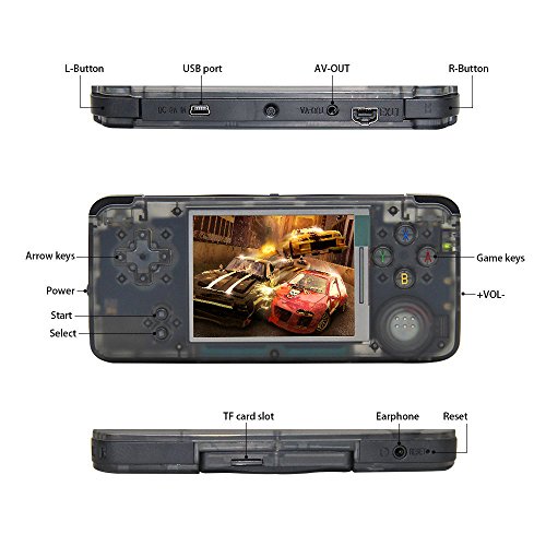 Handheld Game Console, 3 Inch HD Screen 800 Games,Can Support Multiple Game Formats / MP4 Player / Video / Music, Good Gifts For Kids to Adult.