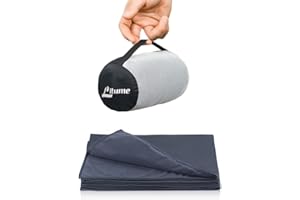 Litume Velvet Fleece Travel Blanket Lightweight and Breathable, 122x170 cm Soft Airplane Blanket for Travelers, Foldable Camp