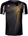 jeansian Men's Sport Quick Dry Short Sleeves T-Shirt Tees Tops LSL013 Black XL