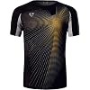 Jeansian Vest LSL013H T-Shirt für Herren, schnell trocknend, Casual, Sport, Fashion, schwarz, LSL013_Black_M(L) US M/Etikette L