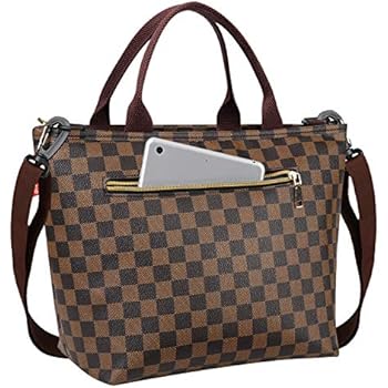 Lunch Bag, Insulated Lunch Box with Removable Shoulder Strap Lunch Tote Bag Waterproof Cooler Thermal Leak Proof Liner Reusable Lunch Bag for Women Men College Hiking Picnic Boating Beach Work (brown)