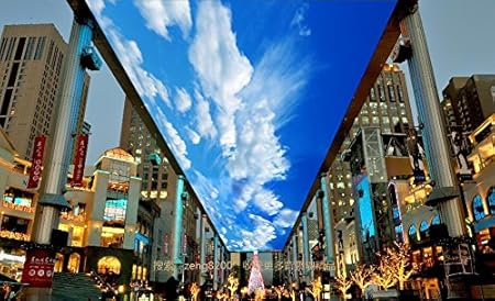 Papel pintado de techo 3D LWCX para recámara personalizado, cielo azul