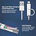 BULL 2 in 1 Cable, Dual Connector Sync and Charge Cable for iPhone 8 7 6 5 iPad iPod Samsung HTC and More, 3ft white