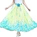 Ashir Aley Woman's Beautiful Chiffon Floral Summer Long Maxi Skirt