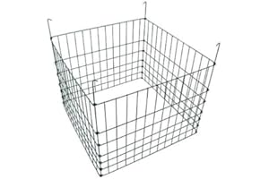 MTB Garden Wire Compost Bin 30x30x24 inches, Green, Garden Bed Fencing