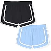 Champion Girls Heritage Foldover Mesh Running Basketball Short 2.75 Inch Inseam