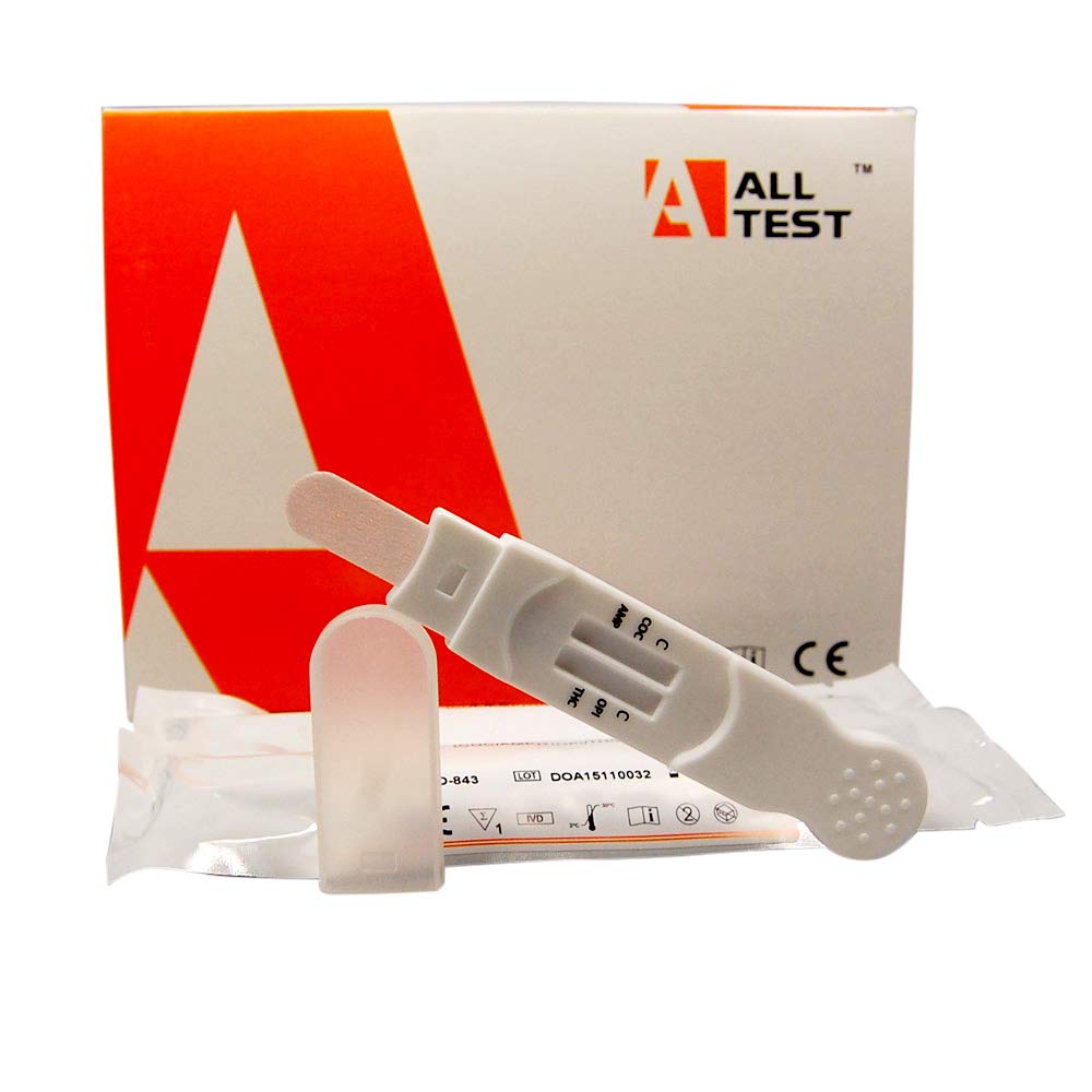 Instant Saliva Drug Testing Kit ~ Screens for 6 drugs in 1 test Cannabis ~ Cocaine ~ Heroin ~Amphetamine ~ Crystal Meth ~ Benzodiazepines