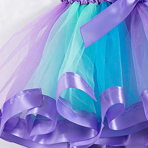 image for MIS1950s Kids Girls Tutu Party Dance Ballet Toddler Baby Costume Tulle