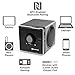 GOgroove BlueSYNC BX Portable Wireless Bluetooth Speaker - Rechargeable Compact Speaker with NFC, AUX and USB Inputs, Mic, Playback Controls for Flash Media, 4-6 Hour Battery (Wireless, Silver)