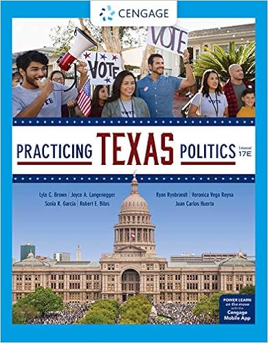 Practicing Texas Politics Enhanced Mindtap Course List Brown Lyle Langenegger Joyce A Garcia Sonia Biles Robert E Rynbrandt Ryan 9780357132463 Amazon Com Books