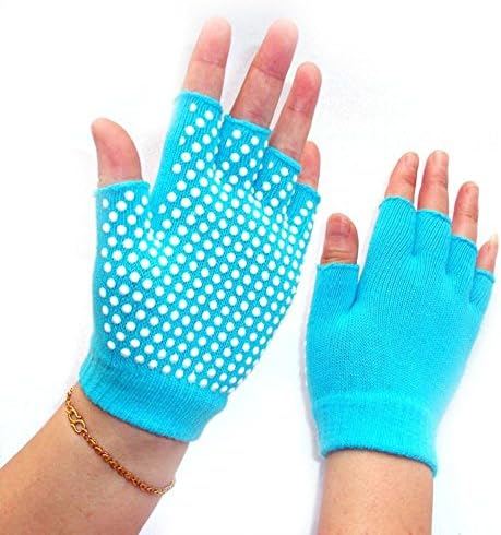 Importikah Anti Slip/Skid Finger-Cut Gym Gloves for Yoga/Gyming / Weight-Lifting (1 Pair)