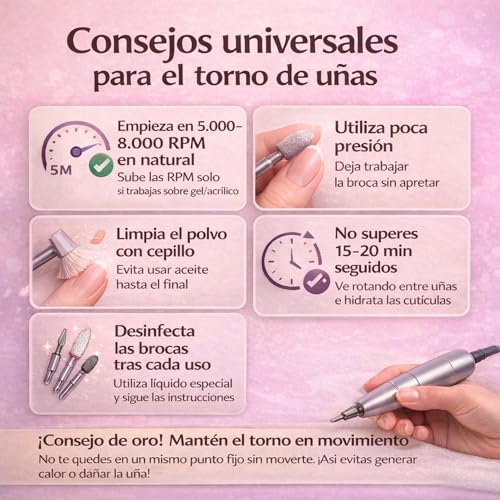 USB-C Rechargeable Nail Drill with Digital Display, 7 Bits and Bands