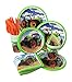 Farm Tractor Birthday Party Supply Pack! Bundle Includes Paper Plates, Napkins, Cups & Silverware for 8 Guests