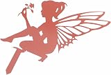 Zerodis Metal Fairy Silhouette Garden Stakes - Weatherproof Iron Decor view 7